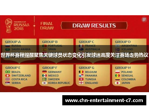 世界杯赛程提醒聚焦关键球员状态变化引发球迷高度关注赛场走势热议